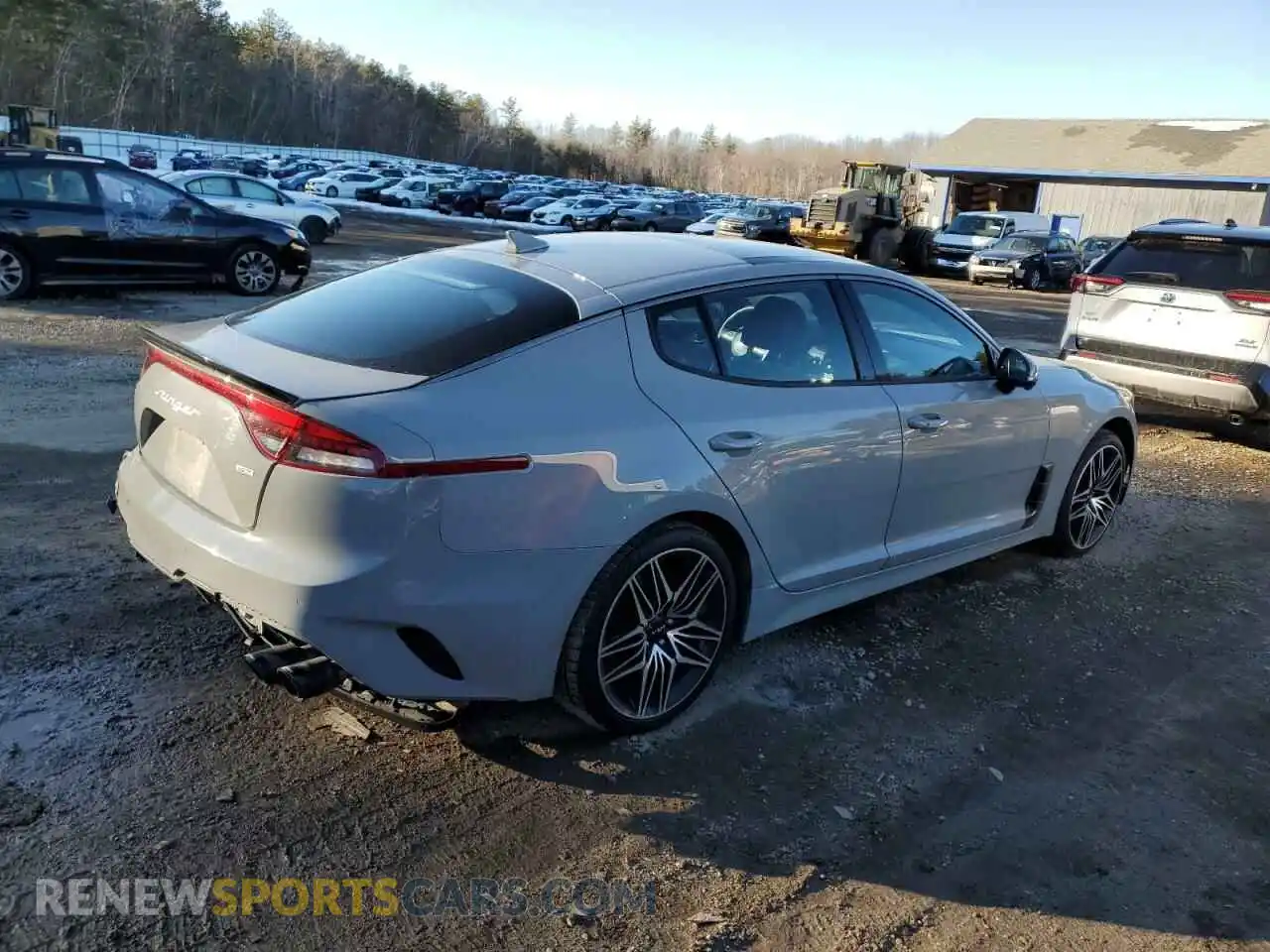 3 Photograph of a damaged car KNAE55LC5P6135750 KIA STINGER 2023