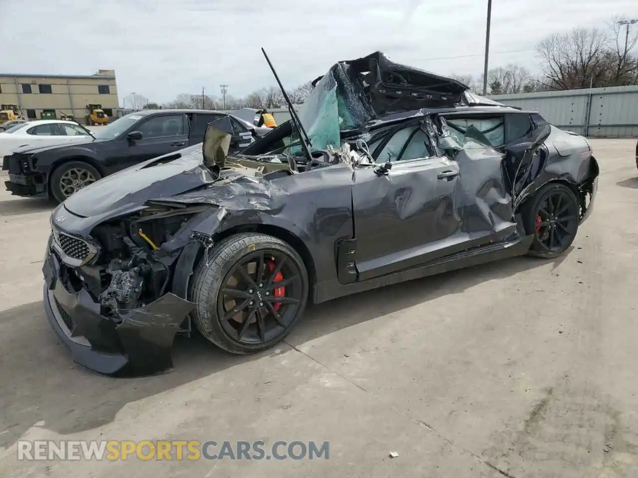 1 Photograph of a damaged car KNAE55LC6P6125860 KIA STINGER 2023
