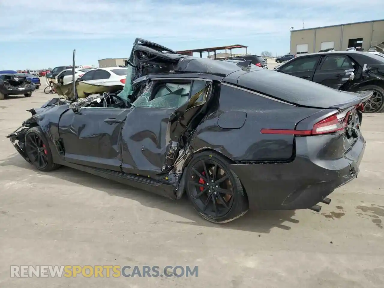 2 Photograph of a damaged car KNAE55LC6P6125860 KIA STINGER 2023