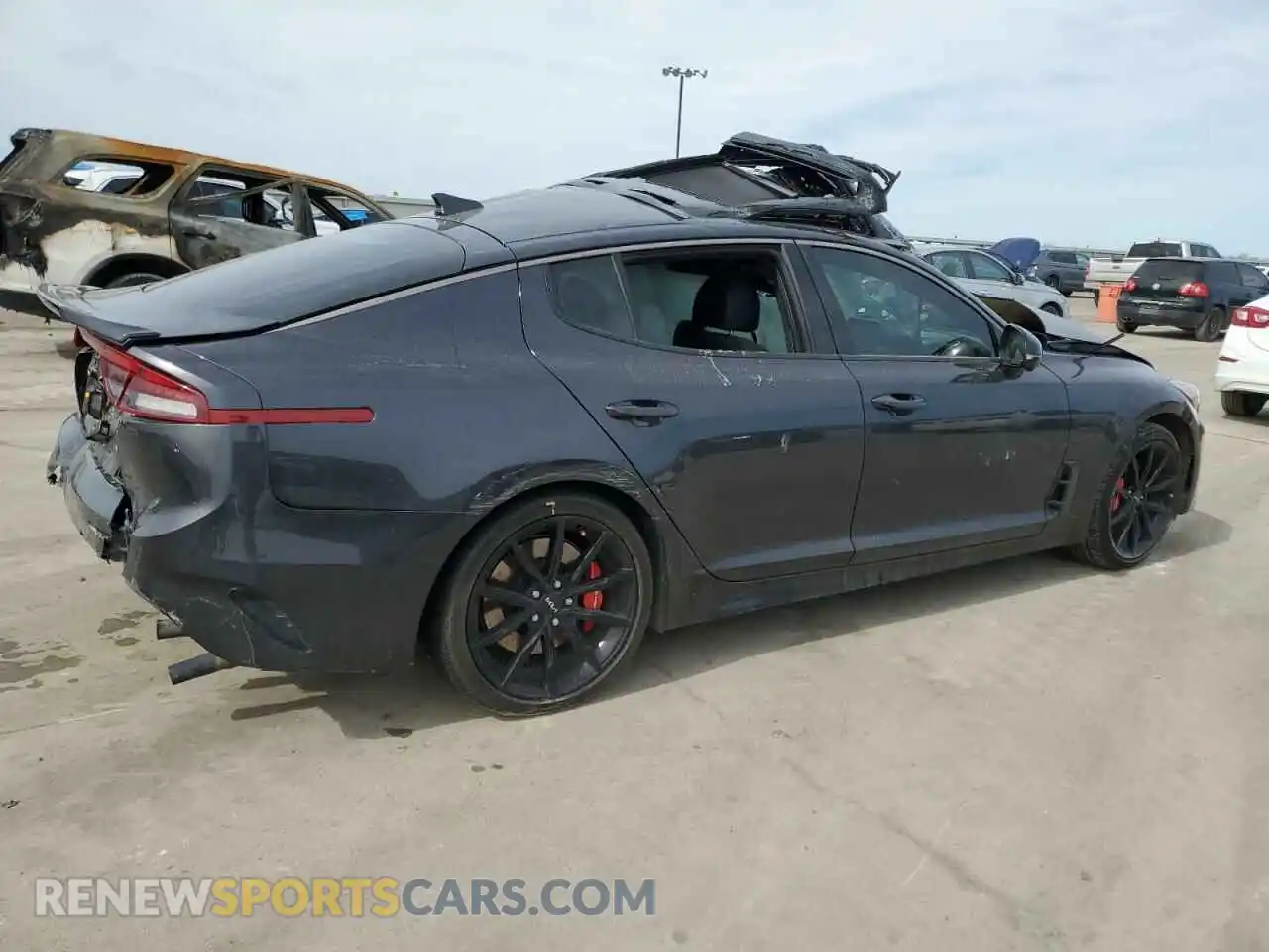 3 Photograph of a damaged car KNAE55LC6P6125860 KIA STINGER 2023
