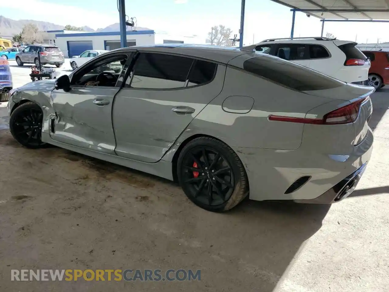 2 Photograph of a damaged car KNAE55LC6P6130623 KIA STINGER 2023