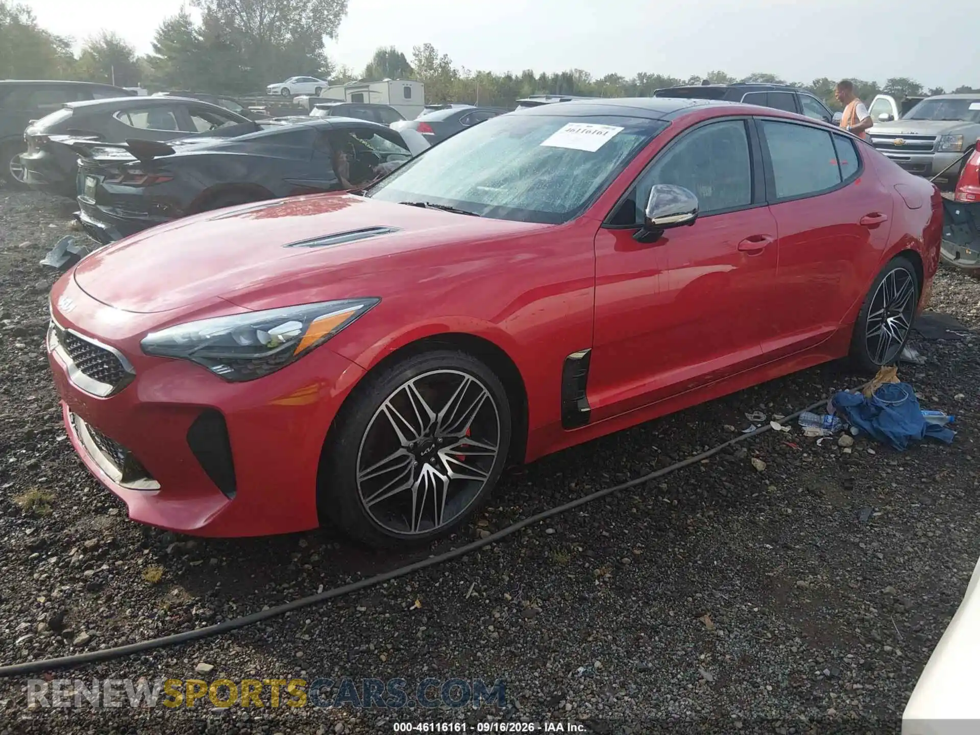 2 Фотография поврежденного автомобиля KNAE55LC7P6131697 KIA STINGER 2023