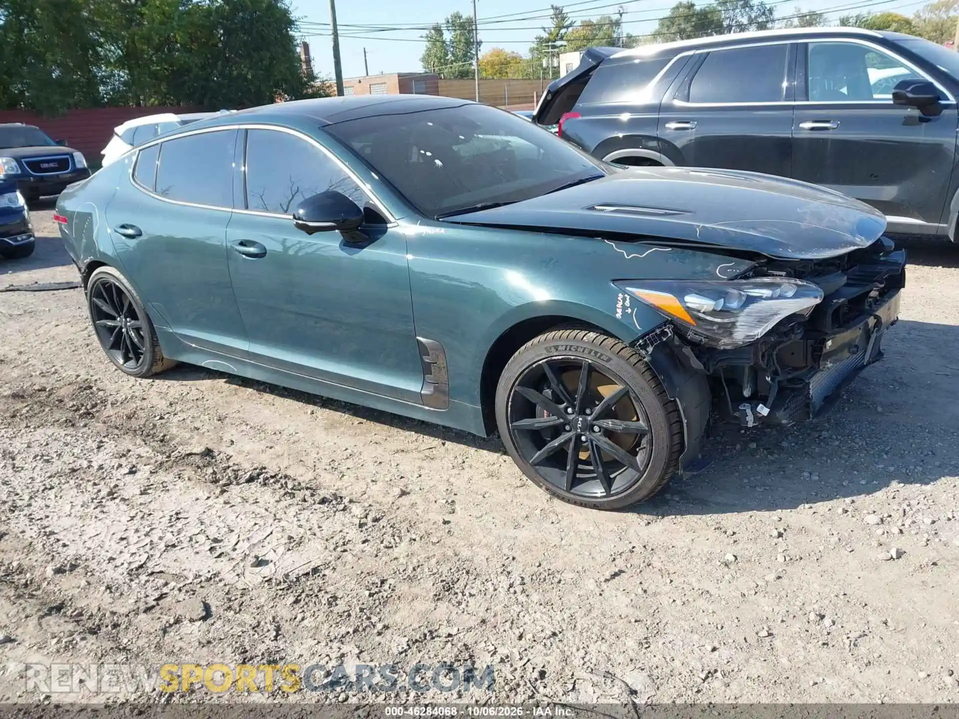 1 Photograph of a damaged car KNAE55LC7P6136589 KIA STINGER 2023
