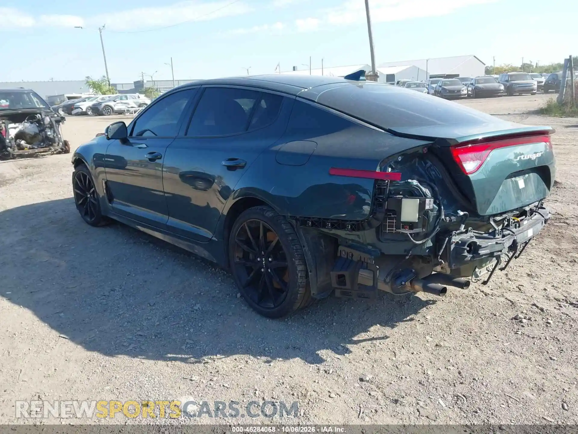 3 Photograph of a damaged car KNAE55LC7P6136589 KIA STINGER 2023