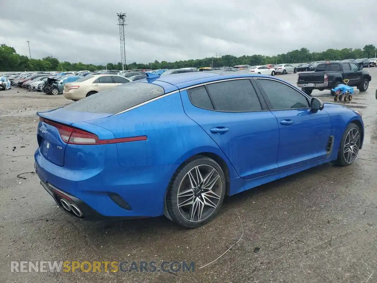 3 Photograph of a damaged car KNAE55LC8P6127349 KIA STINGER 2023