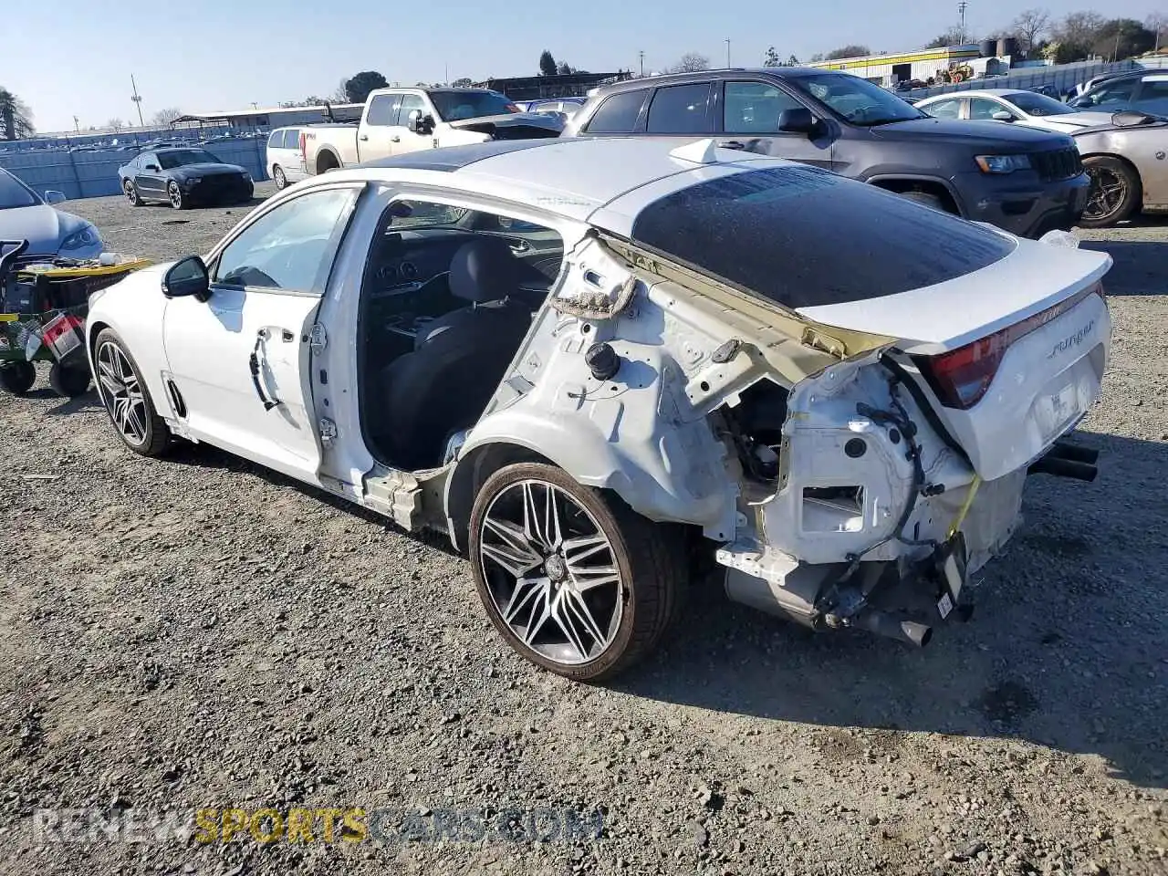 2 Photograph of a damaged car KNAE55LC8P6128758 KIA STINGER 2023