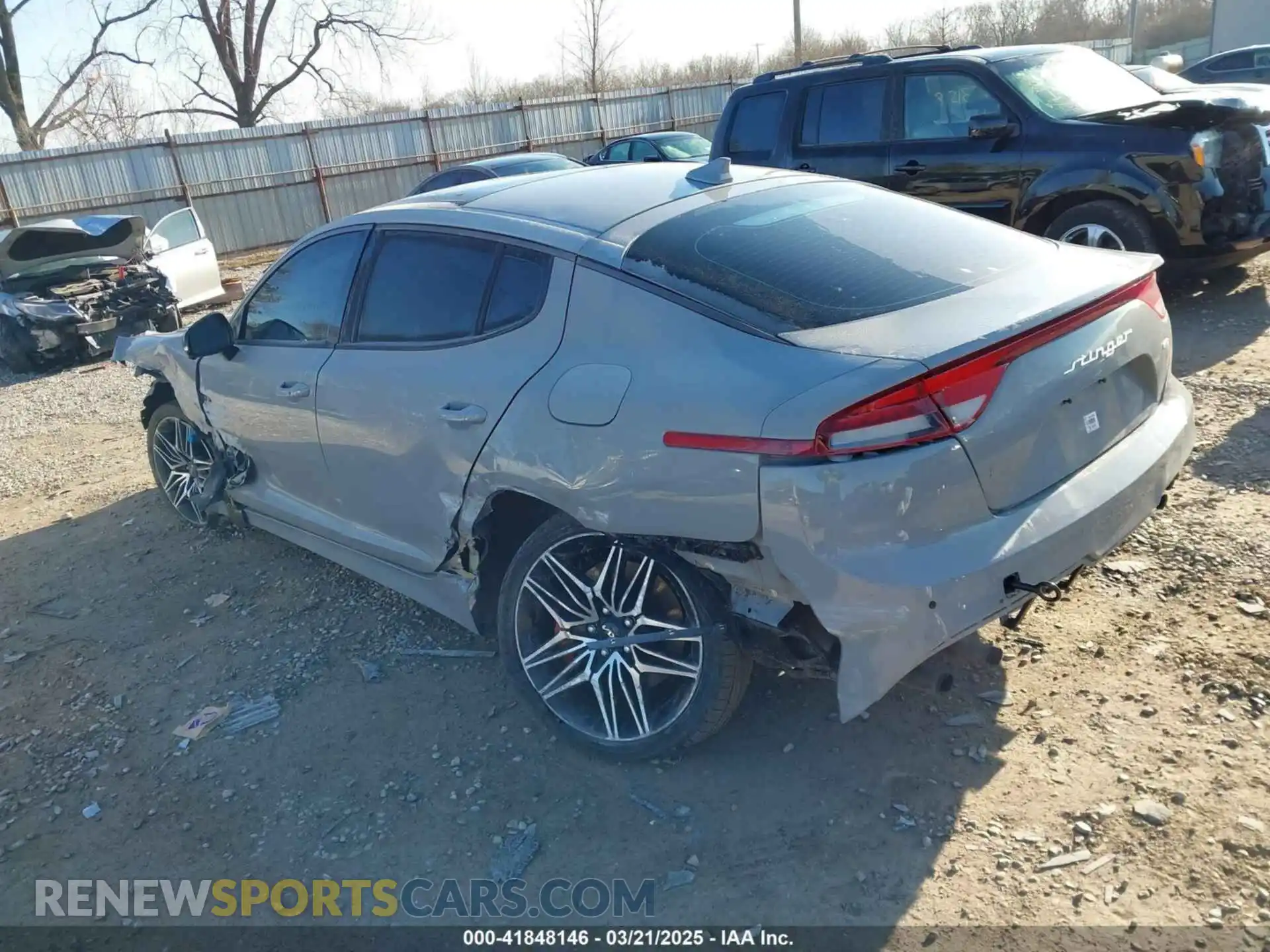 3 Photograph of a damaged car KNAE55LC8P6131689 KIA STINGER 2023