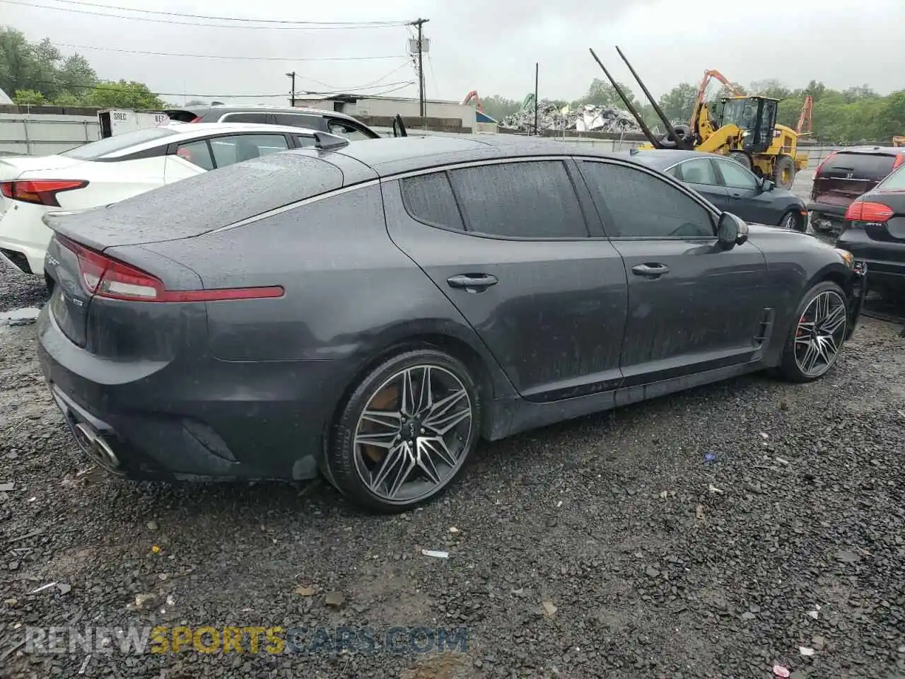 3 Photograph of a damaged car KNAE55LC9P6134519 KIA STINGER 2023