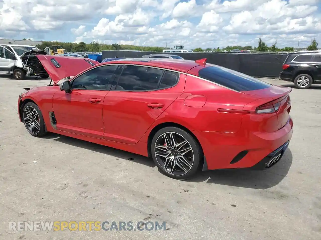 2 Photograph of a damaged car KNAE55LCXP6130642 KIA STINGER 2023