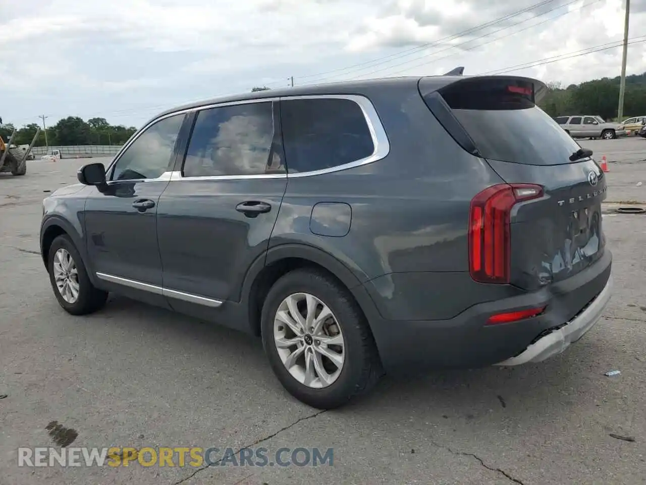 2 Photograph of a damaged car 5XYP24HC3MG117540 KIA TELLURIDE 2021