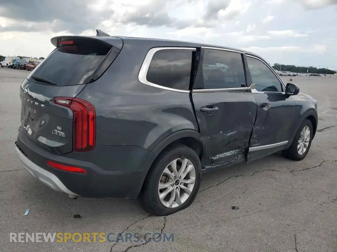 3 Photograph of a damaged car 5XYP24HC3MG117540 KIA TELLURIDE 2021