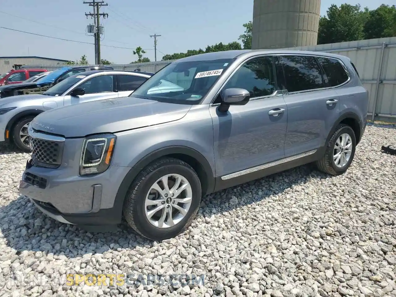 1 Photograph of a damaged car 5XYP2DHC0MG183091 KIA TELLURIDE 2021