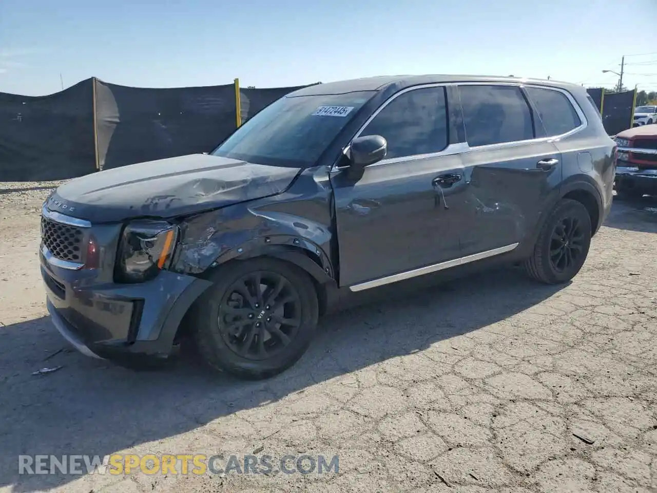 1 Photograph of a damaged car 5XYP2DHC2MG160489 KIA TELLURIDE 2021