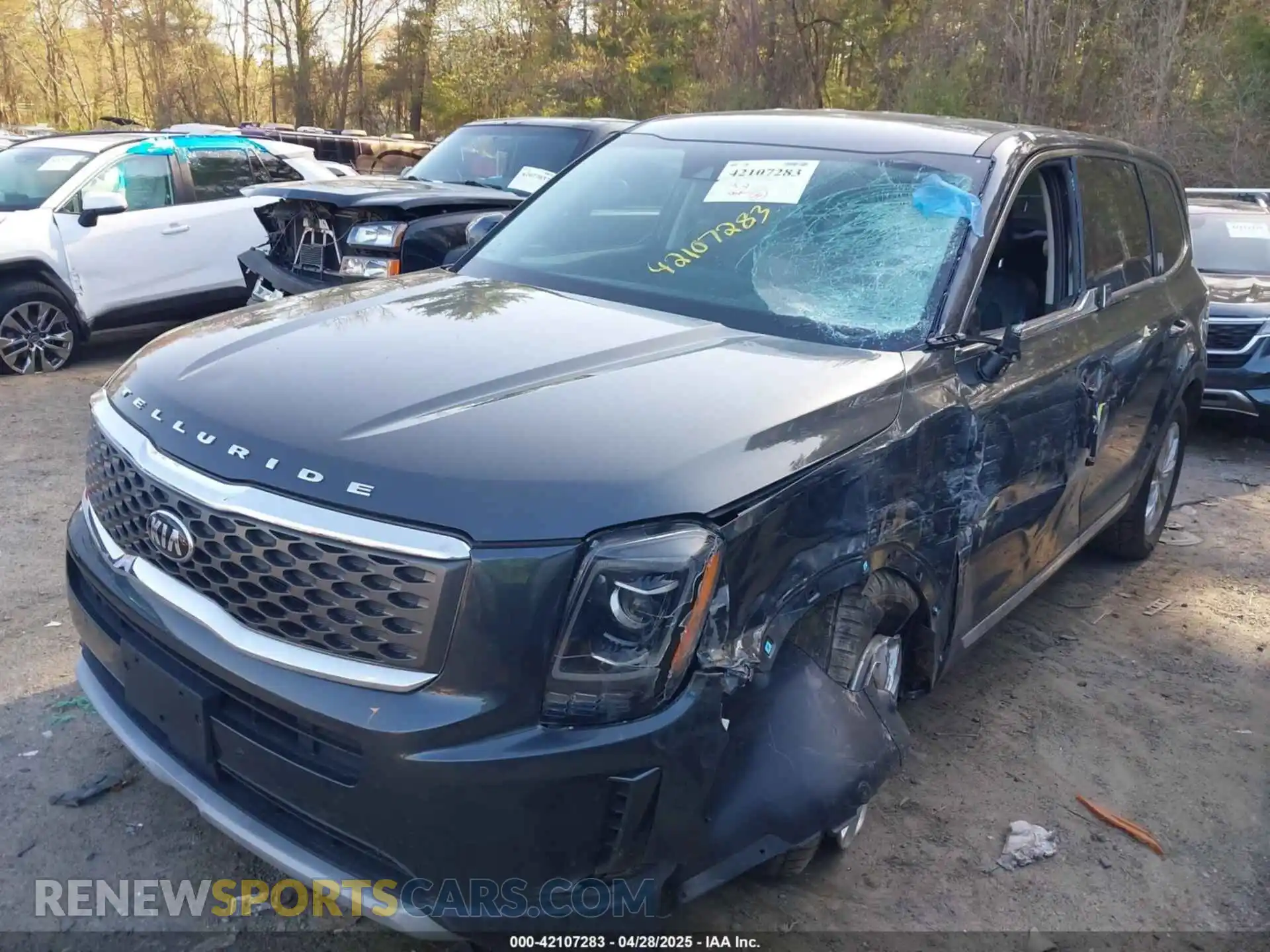 2 Photograph of a damaged car 5XYP2DHC2MG168172 KIA TELLURIDE 2021