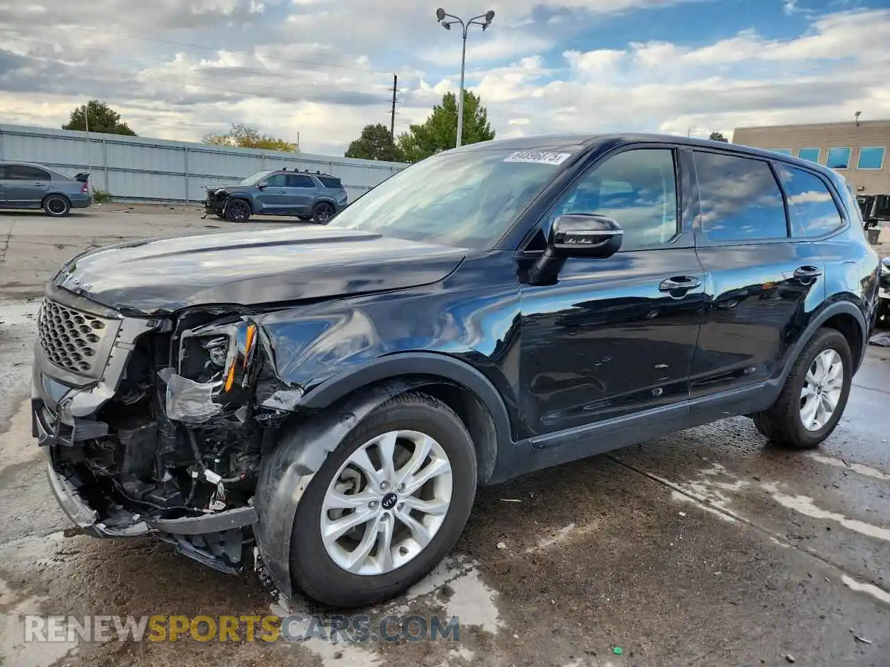 1 Photograph of a damaged car 5XYP2DHC3MG098259 KIA TELLURIDE 2021