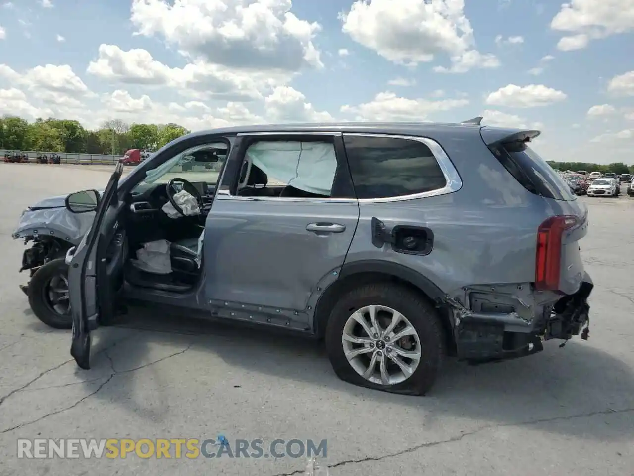 2 Photograph of a damaged car 5XYP2DHC5MG104045 KIA TELLURIDE 2021