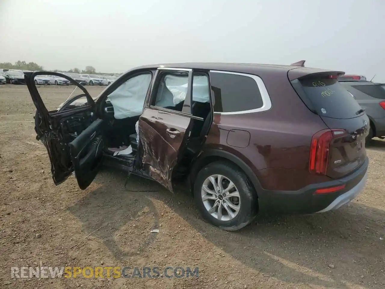 2 Photograph of a damaged car 5XYP2DHC7MG177322 KIA TELLURIDE 2021