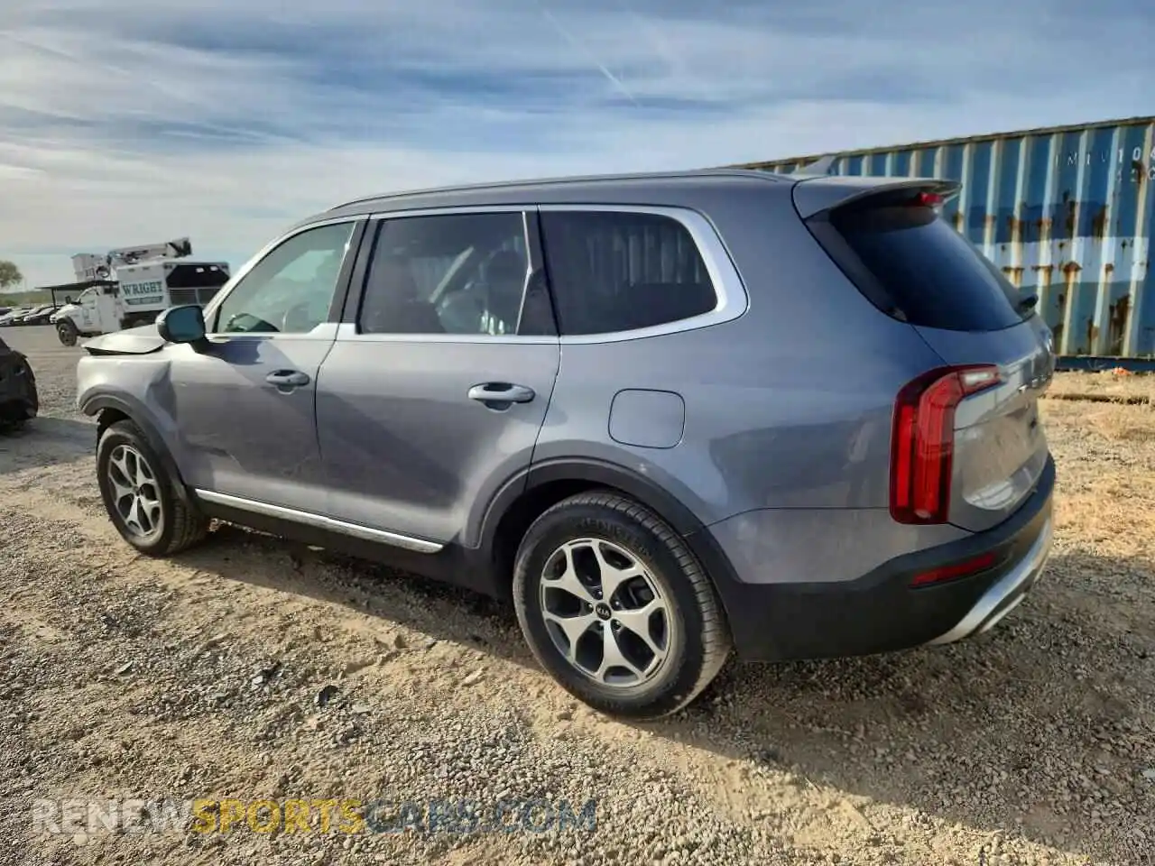 2 Photograph of a damaged car 5XYP34HC1MG134513 KIA TELLURIDE 2021