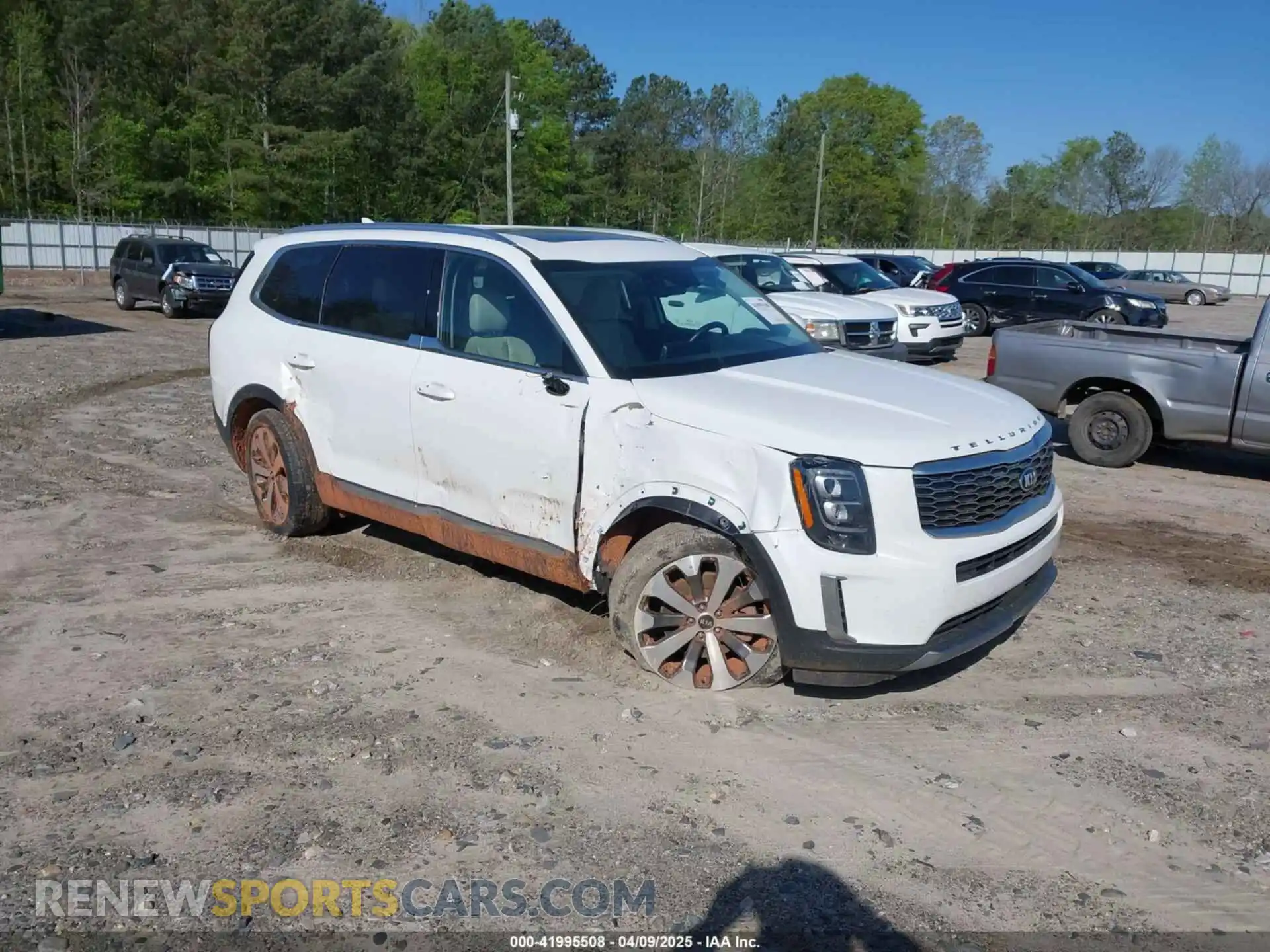 1 Photograph of a damaged car 5XYP34HC2MG112293 KIA TELLURIDE 2021
