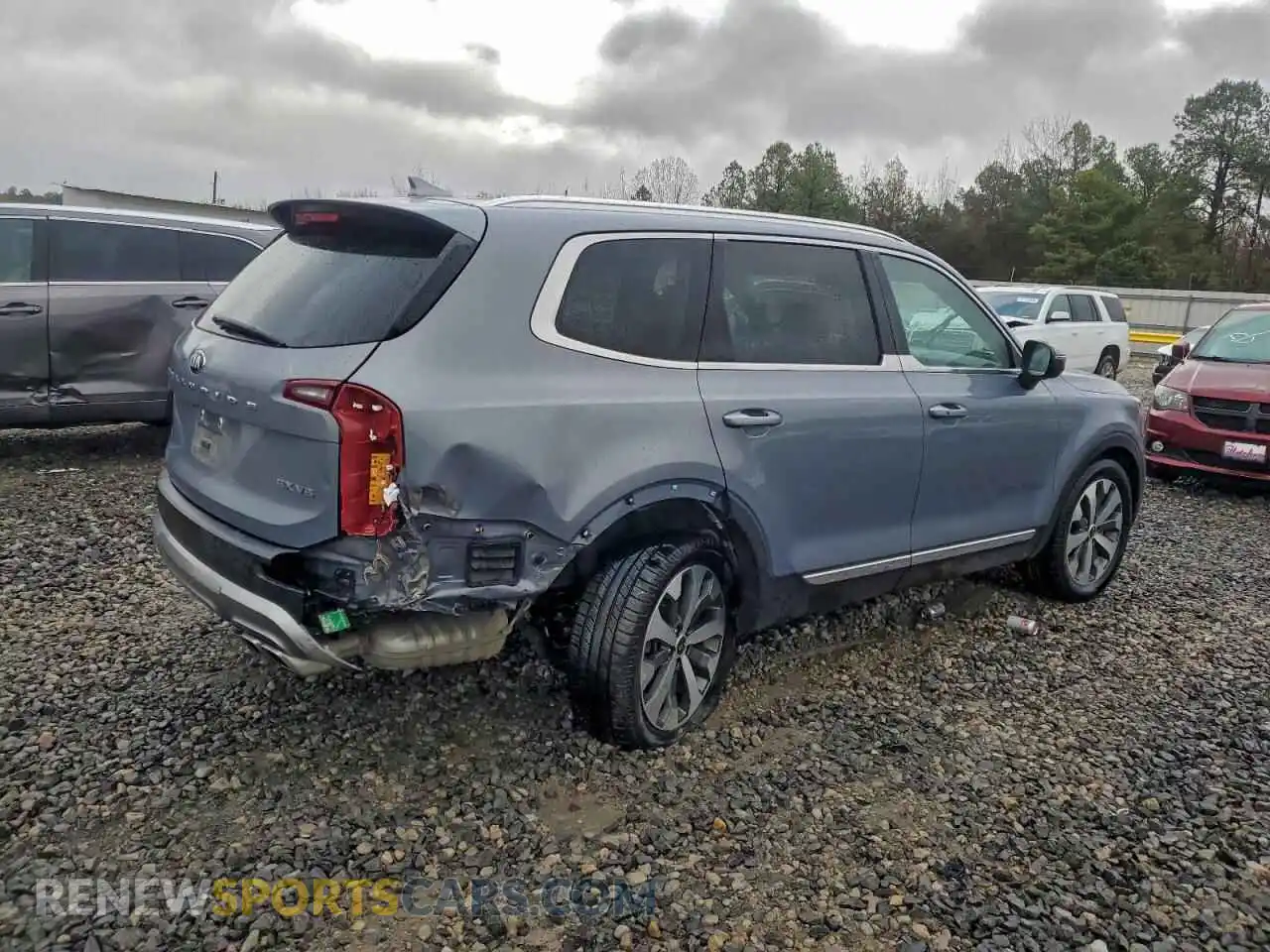 3 Photograph of a damaged car 5XYP34HC2MG163888 KIA TELLURIDE 2021