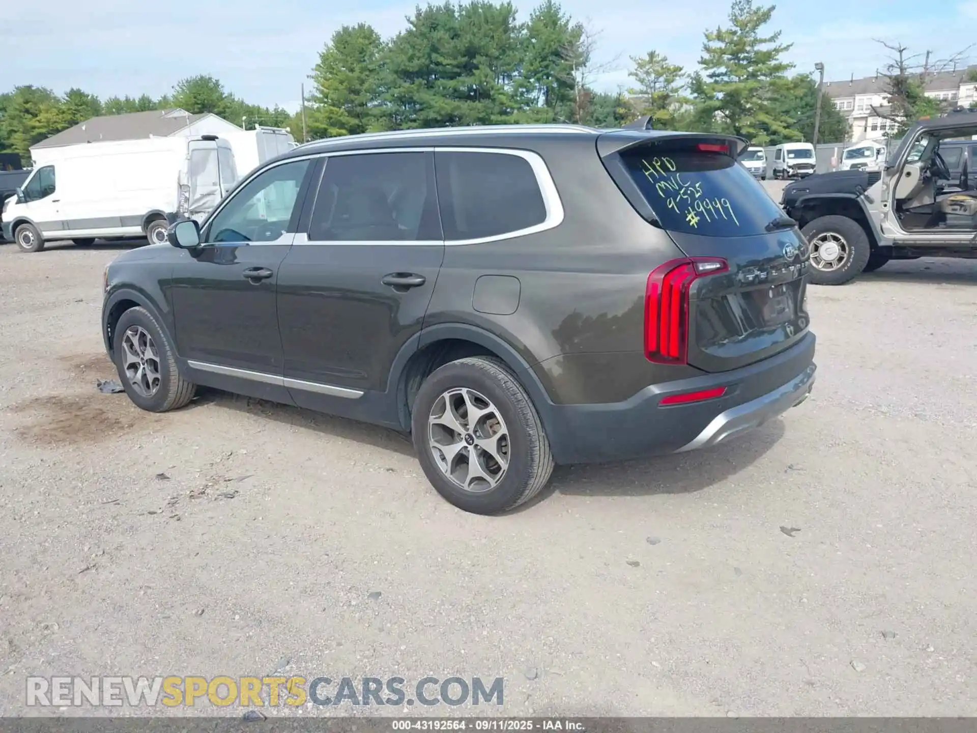 3 Photograph of a damaged car 5XYP34HC4MG174133 KIA TELLURIDE 2021