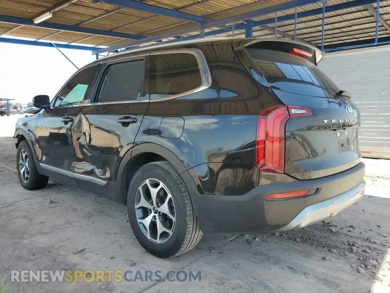 2 Photograph of a damaged car 5XYP34HC4MG190607 KIA TELLURIDE 2021