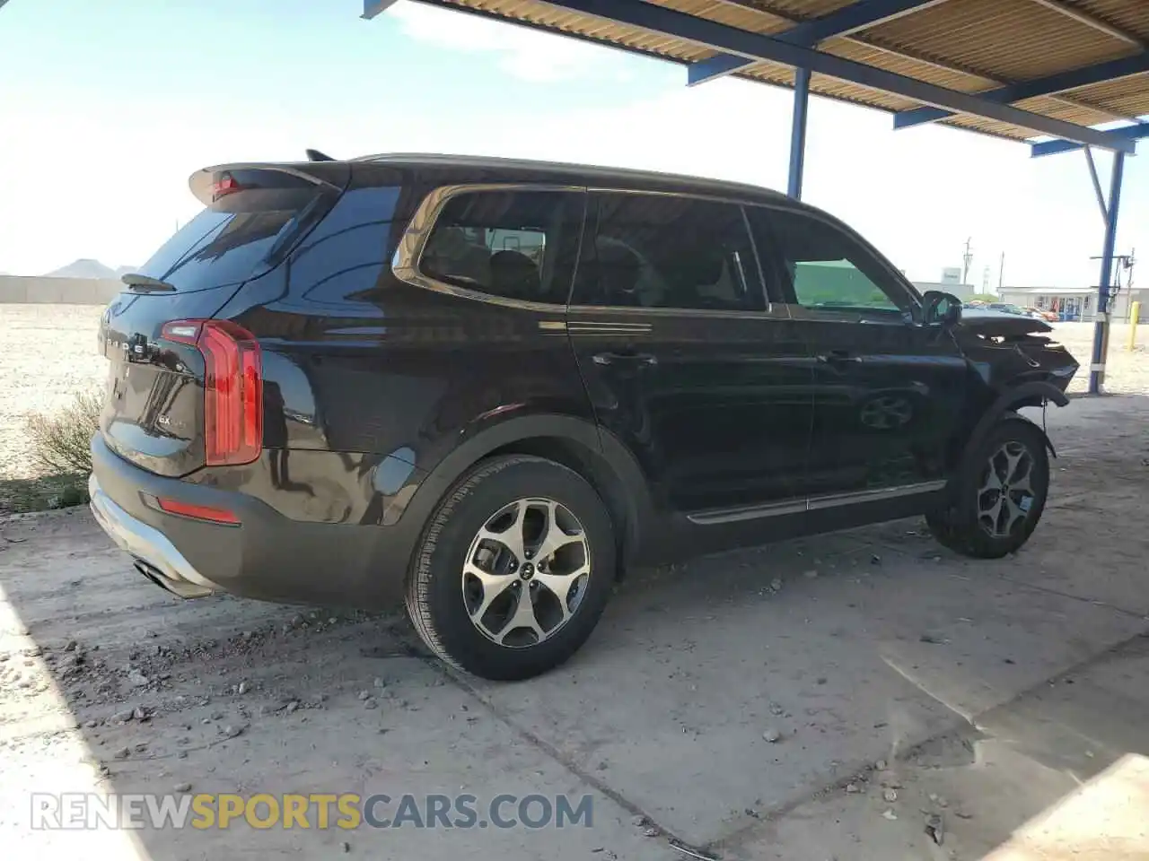 3 Photograph of a damaged car 5XYP34HC4MG190607 KIA TELLURIDE 2021