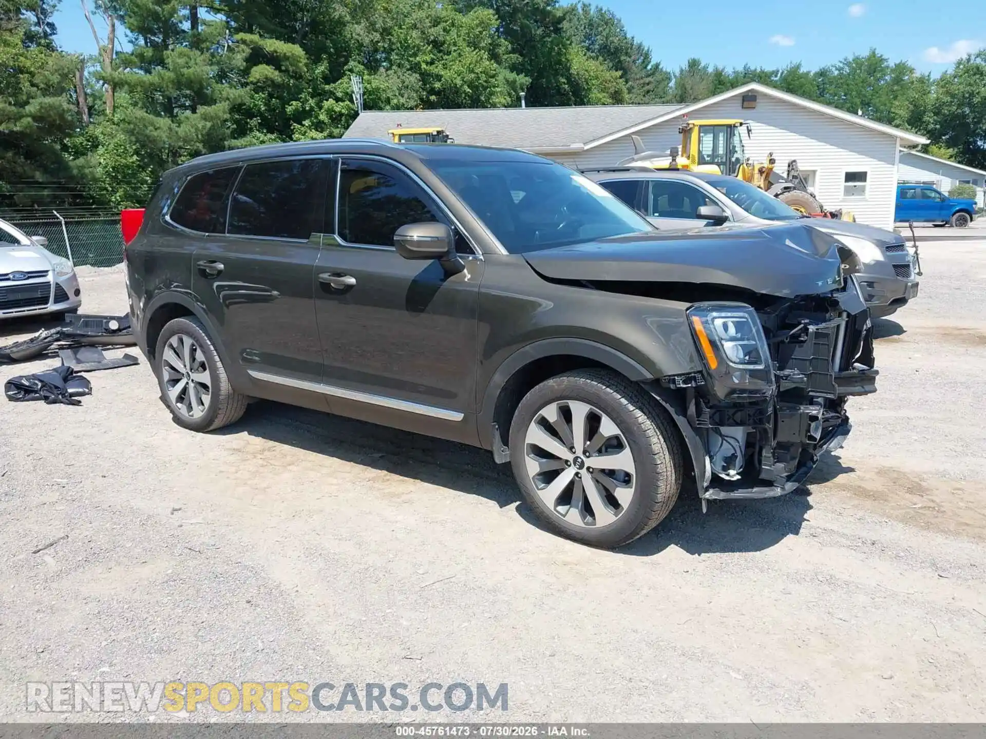 1 Photograph of a damaged car 5XYP34HC5MG121800 KIA TELLURIDE 2021