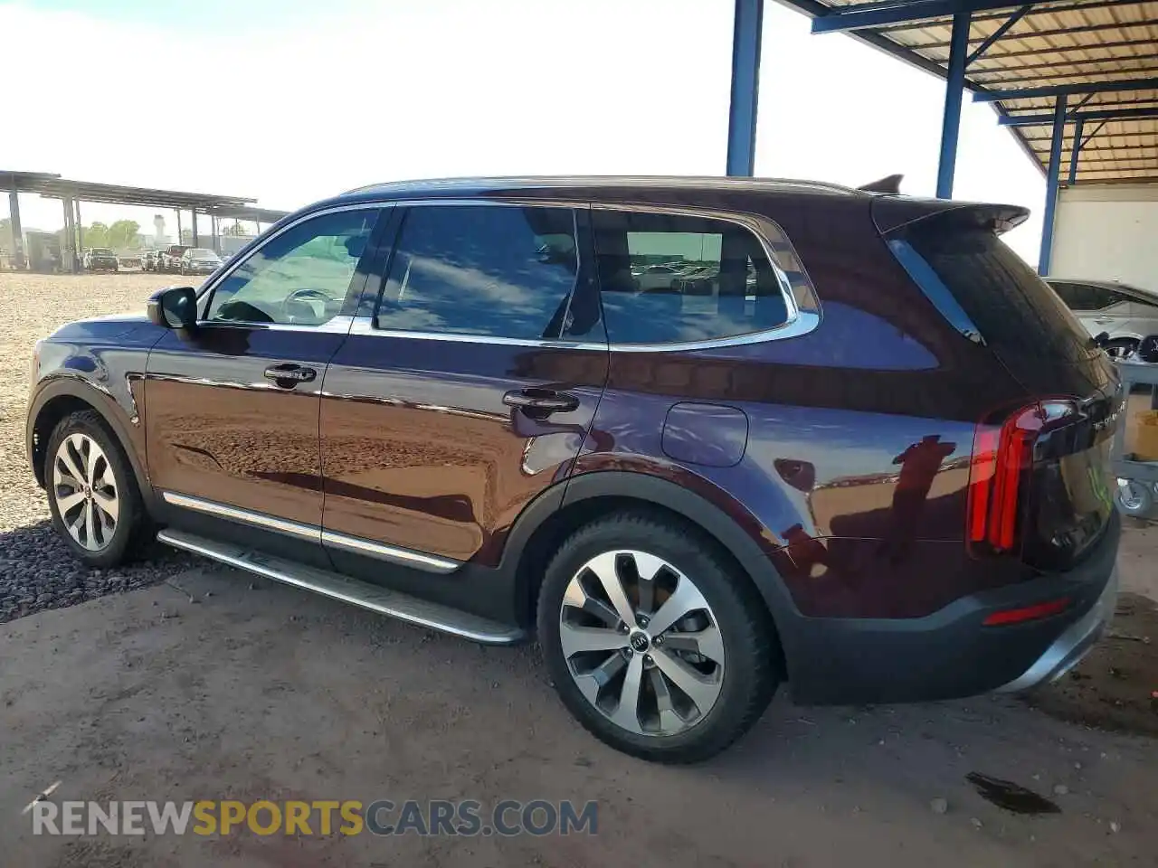 2 Photograph of a damaged car 5XYP34HC6MG160153 KIA TELLURIDE 2021