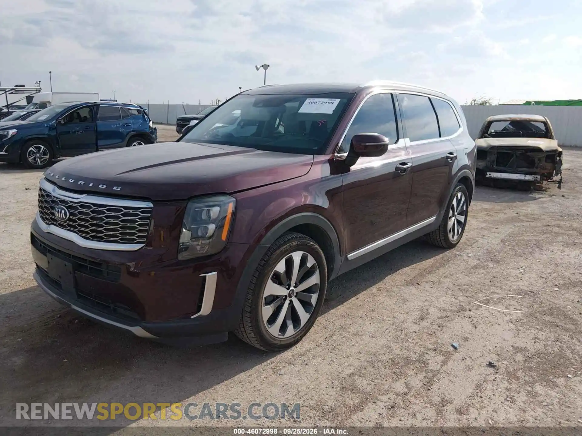 2 Photograph of a damaged car 5XYP3DHC3MG138420 KIA TELLURIDE 2021