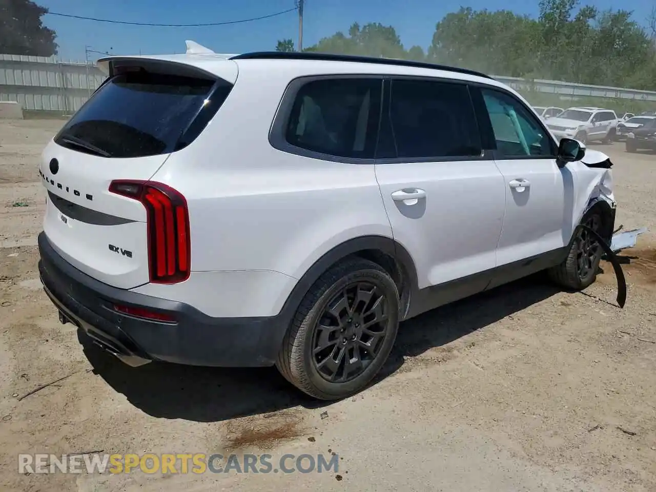 3 fotografías del automóvil dañado 5XYP3DHC3MG178609 KIA TELLURIDE 2021