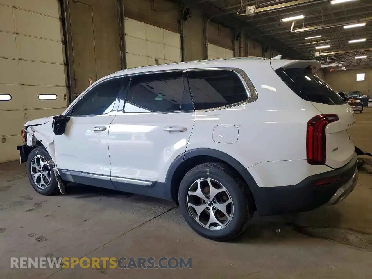 2 fotografías del automóvil dañado 5XYP3DHC4MG118662 KIA TELLURIDE 2021