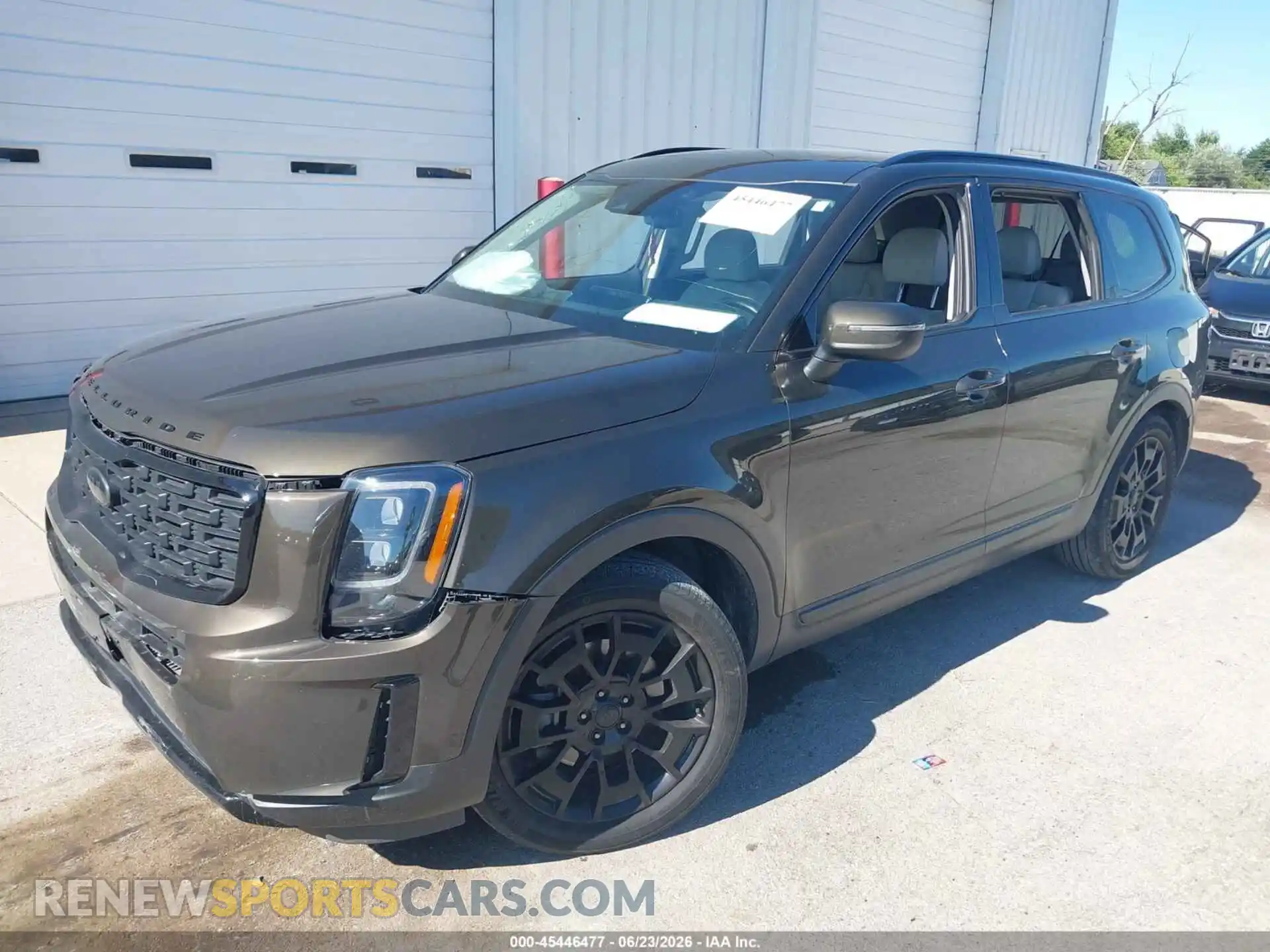 2 fotografías del automóvil dañado 5XYP3DHC4MG175797 KIA TELLURIDE 2021