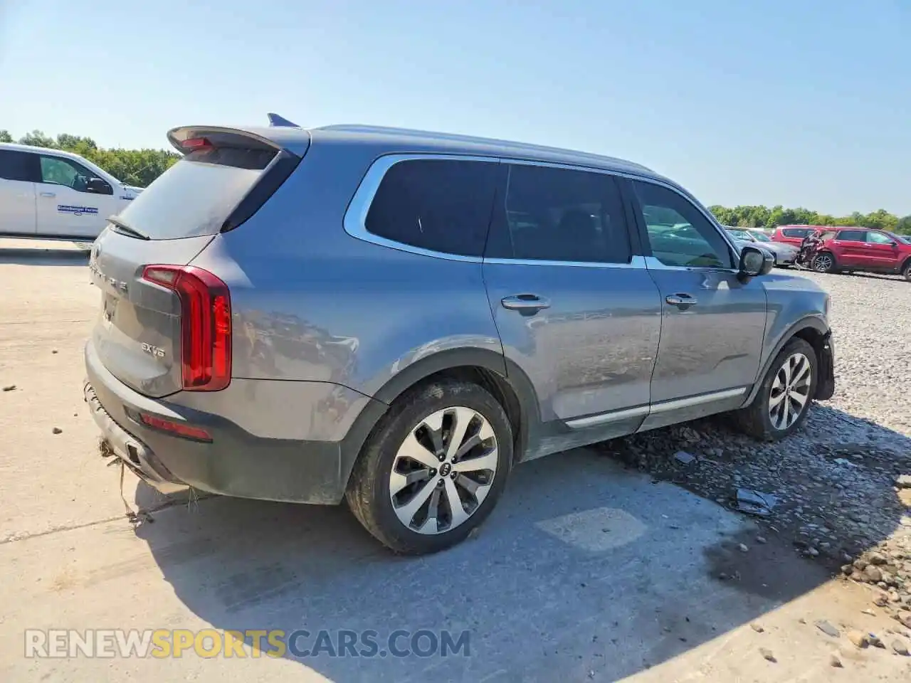 3 Photograph of a damaged car 5XYP3DHC6MG114516 KIA TELLURIDE 2021
