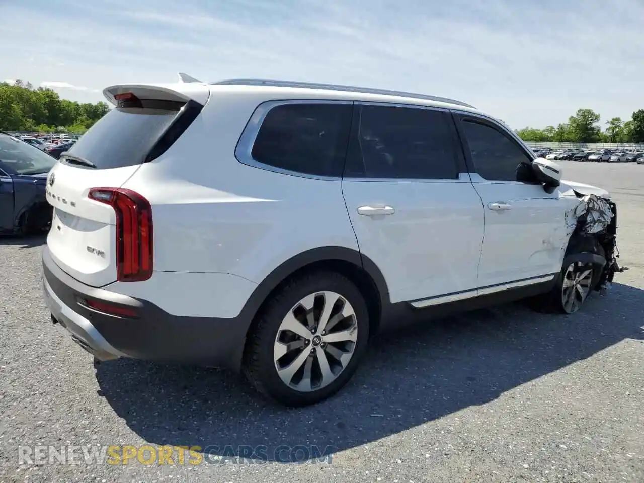 3 Photograph of a damaged car 5XYP3DHC7MG110975 KIA TELLURIDE 2021