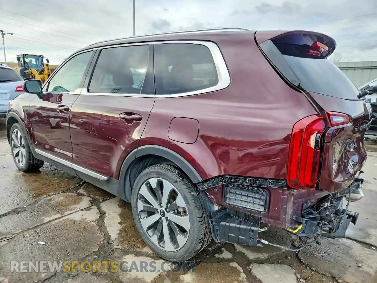2 Photograph of a damaged car 5XYP3DHC7MG133916 KIA TELLURIDE 2021