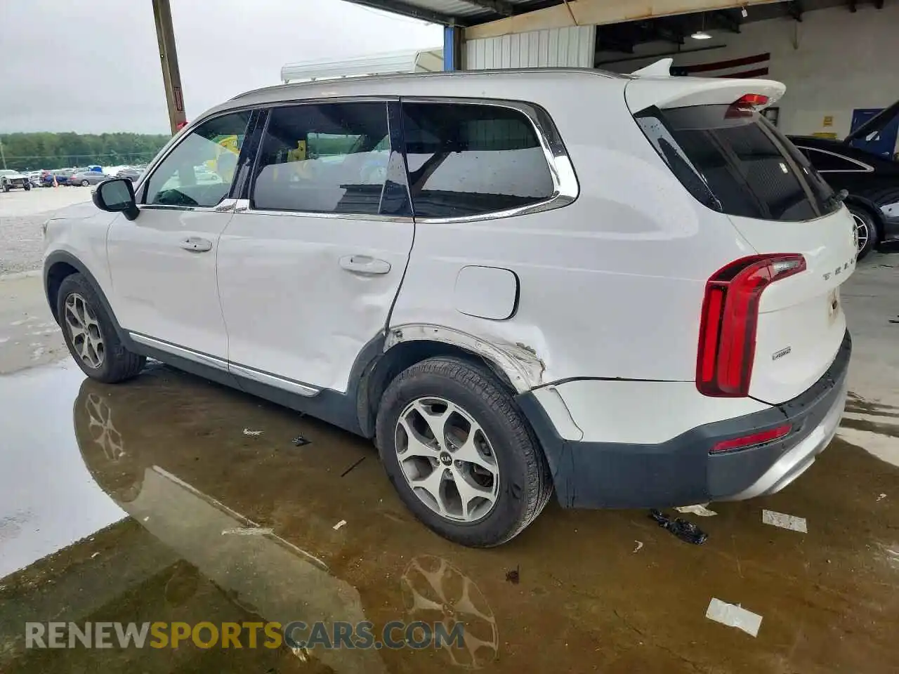 2 Photograph of a damaged car 5XYP3DHC7MG162607 KIA TELLURIDE 2021