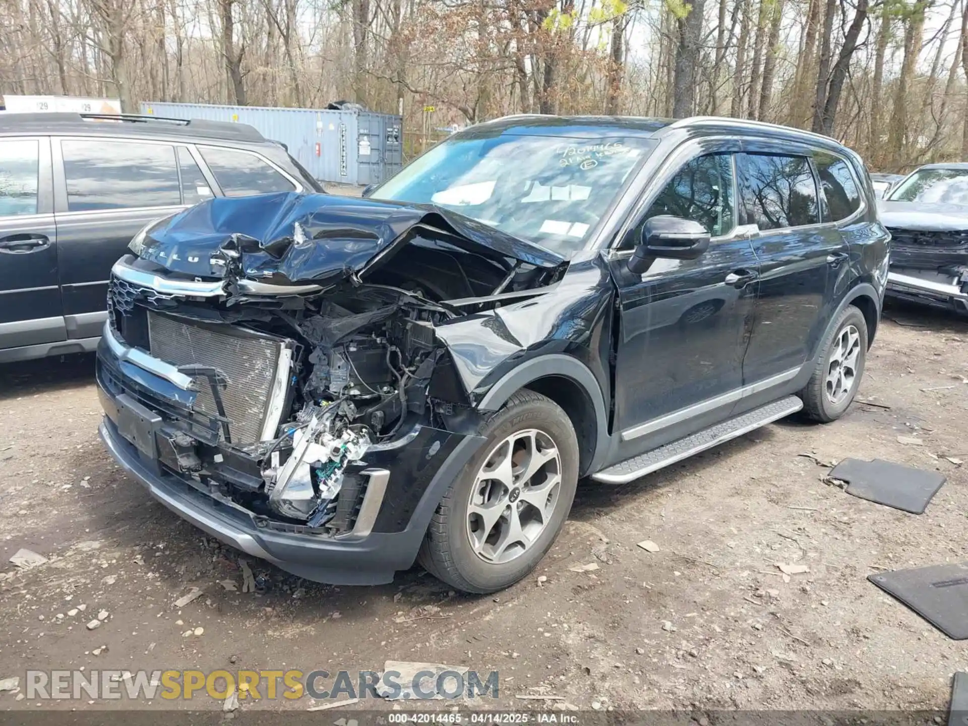 2 Photograph of a damaged car 5XYP3DHC9MG152225 KIA TELLURIDE 2021