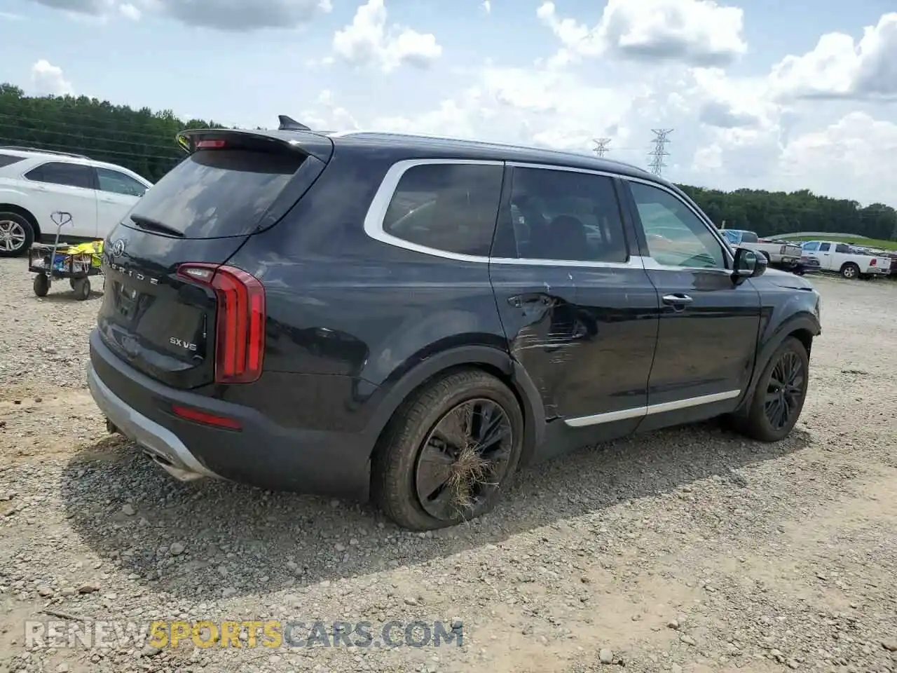 3 Photograph of a damaged car 5XYP54HC0MG123125 KIA TELLURIDE 2021