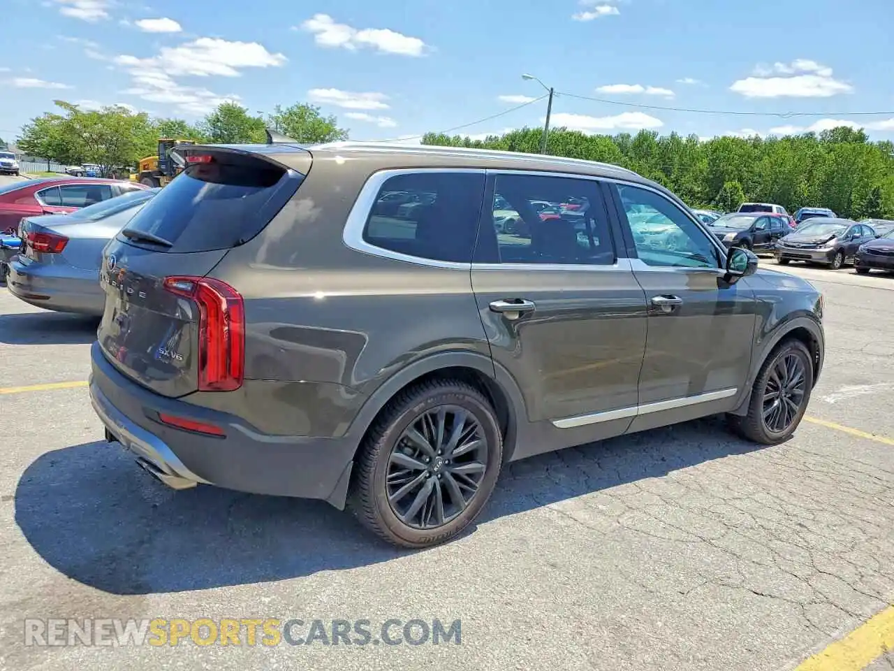 3 fotografías del automóvil dañado 5XYP54HC1MG173869 KIA TELLURIDE 2021
