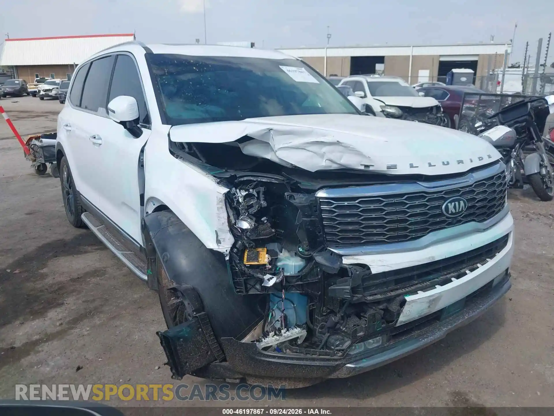 1 Photograph of a damaged car 5XYP54HC4MG148349 KIA TELLURIDE 2021