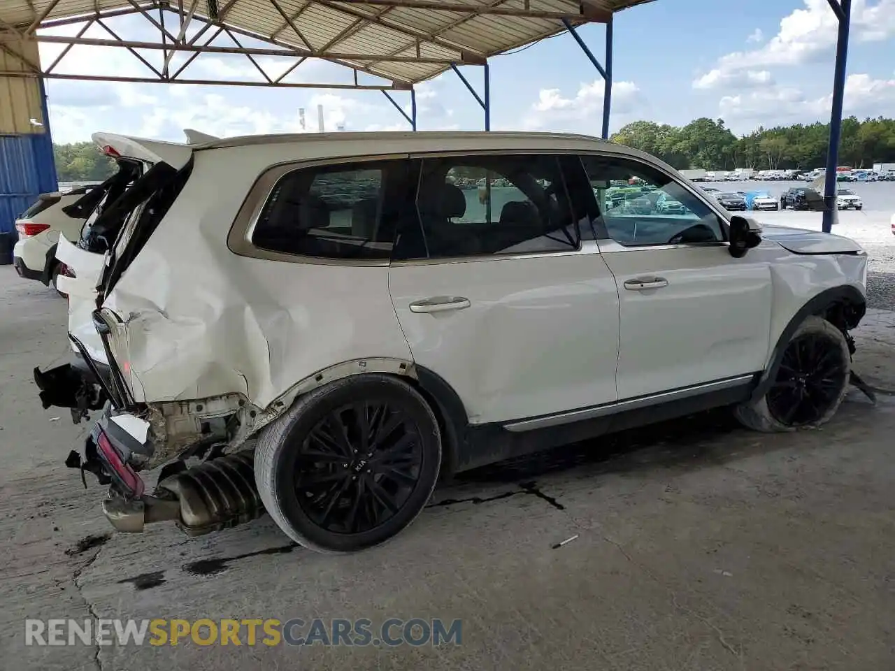 3 Photograph of a damaged car 5XYP54HC6MG112520 KIA TELLURIDE 2021