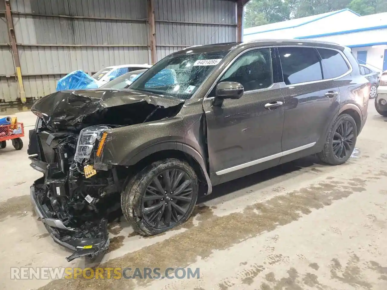 1 Photograph of a damaged car 5XYP54HC6MG121377 KIA TELLURIDE 2021