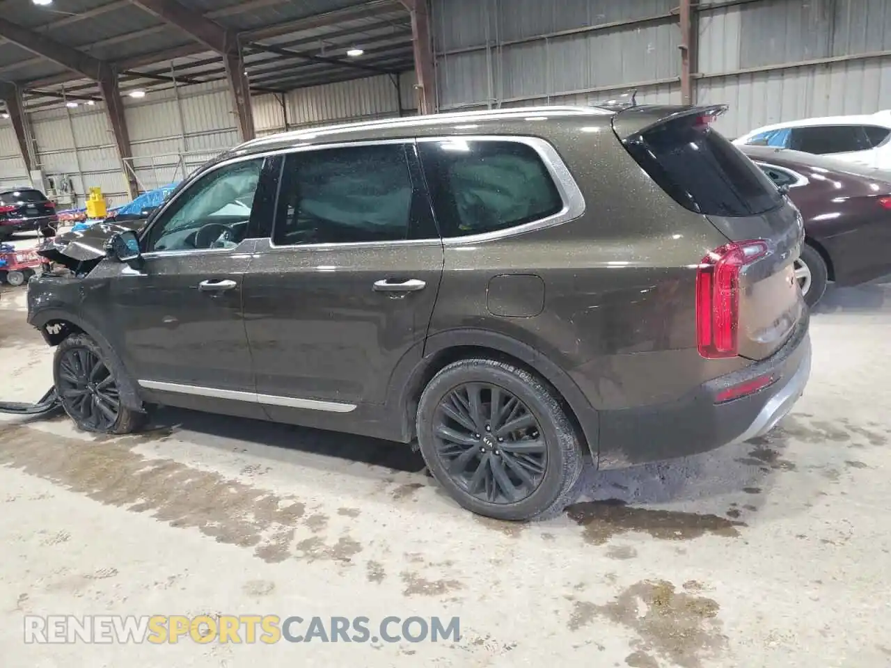 2 Photograph of a damaged car 5XYP54HC6MG121377 KIA TELLURIDE 2021