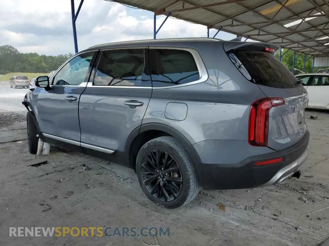 2 Photograph of a damaged car 5XYP54HC6MG157523 KIA TELLURIDE 2021