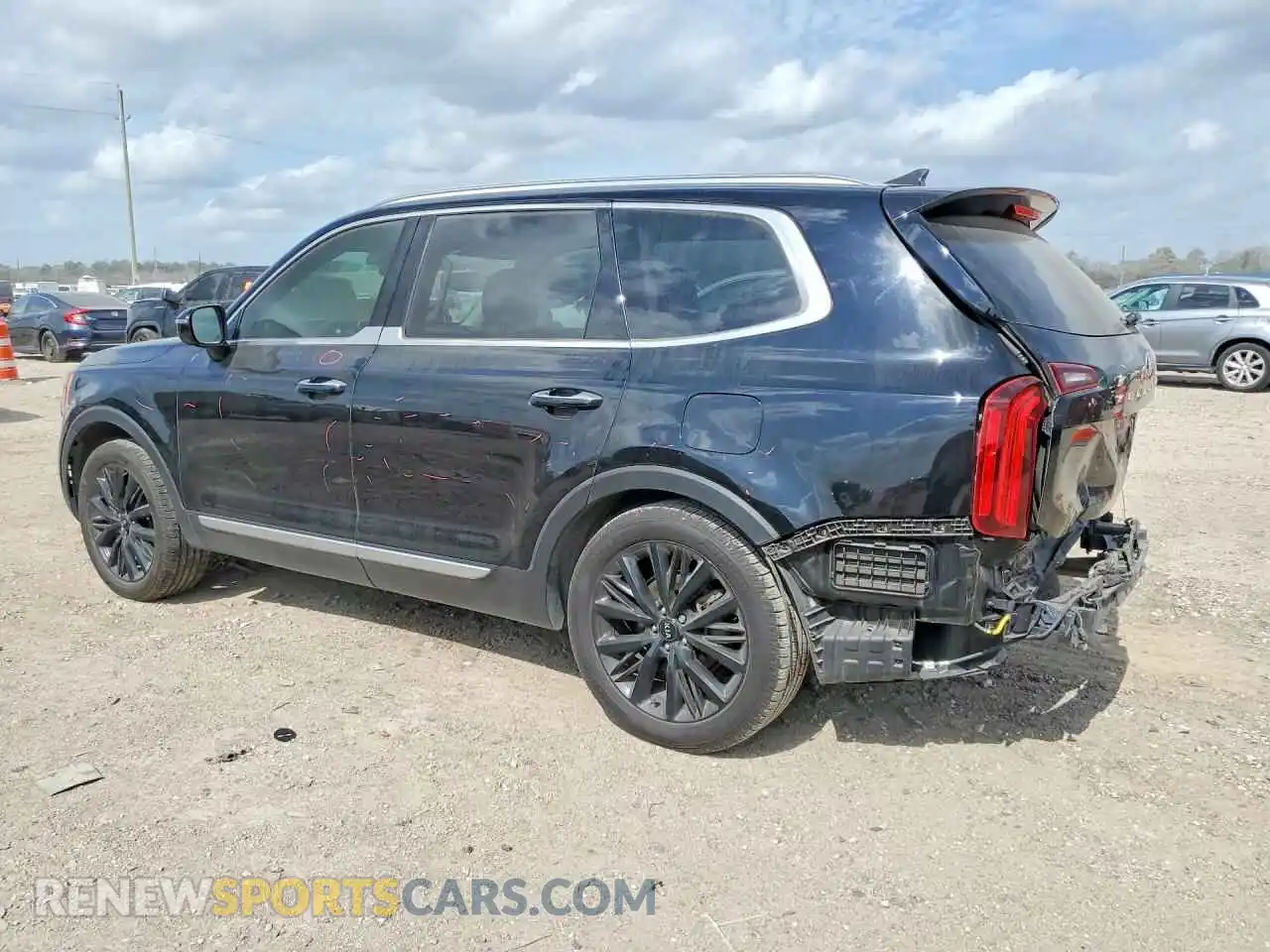 2 Photograph of a damaged car 5XYP54HC6MG158381 KIA TELLURIDE 2021