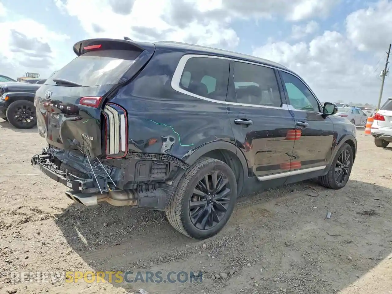 3 Photograph of a damaged car 5XYP54HC6MG158381 KIA TELLURIDE 2021