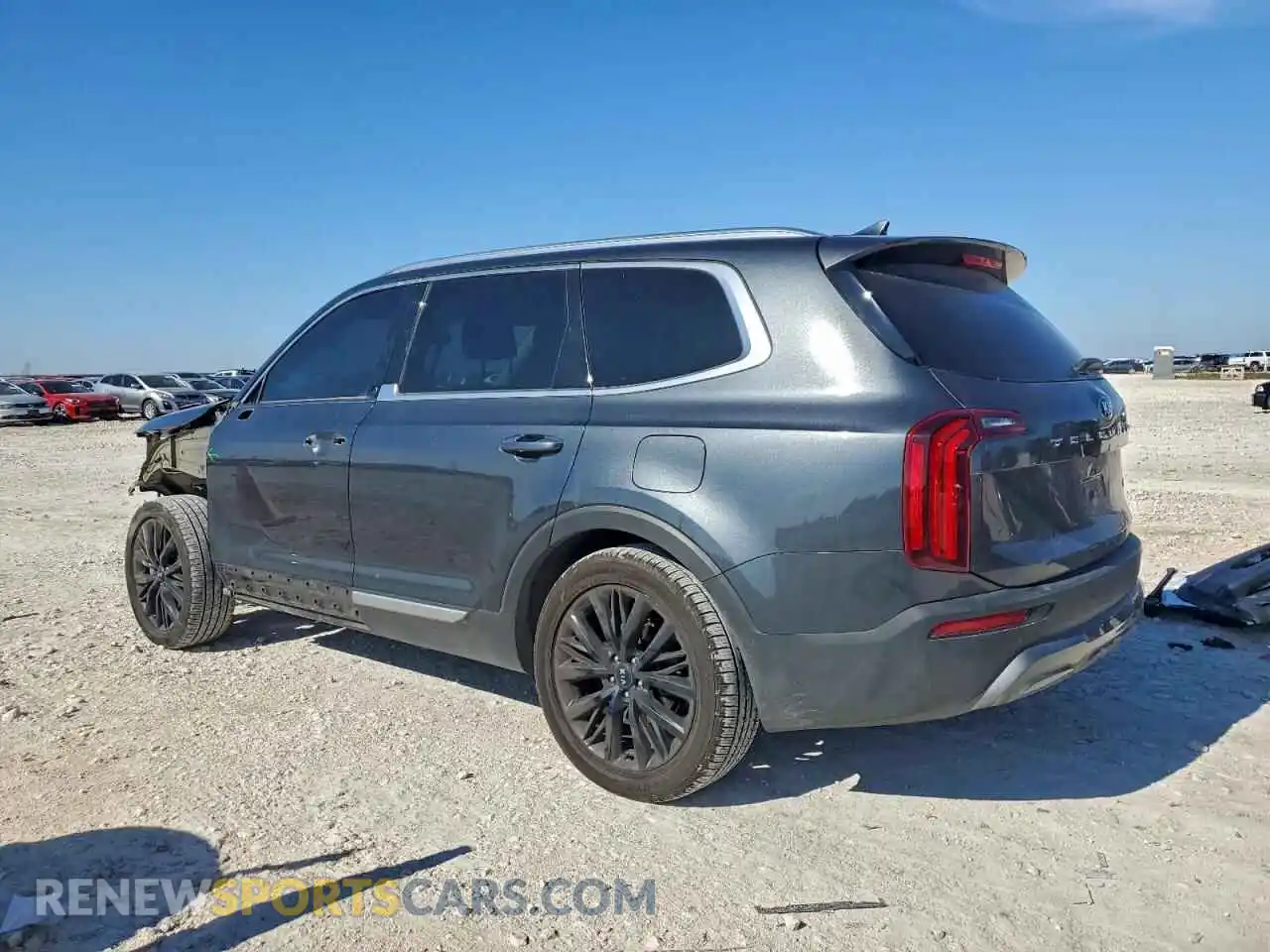 2 Photograph of a damaged car 5XYP54HC8MG143655 KIA TELLURIDE 2021