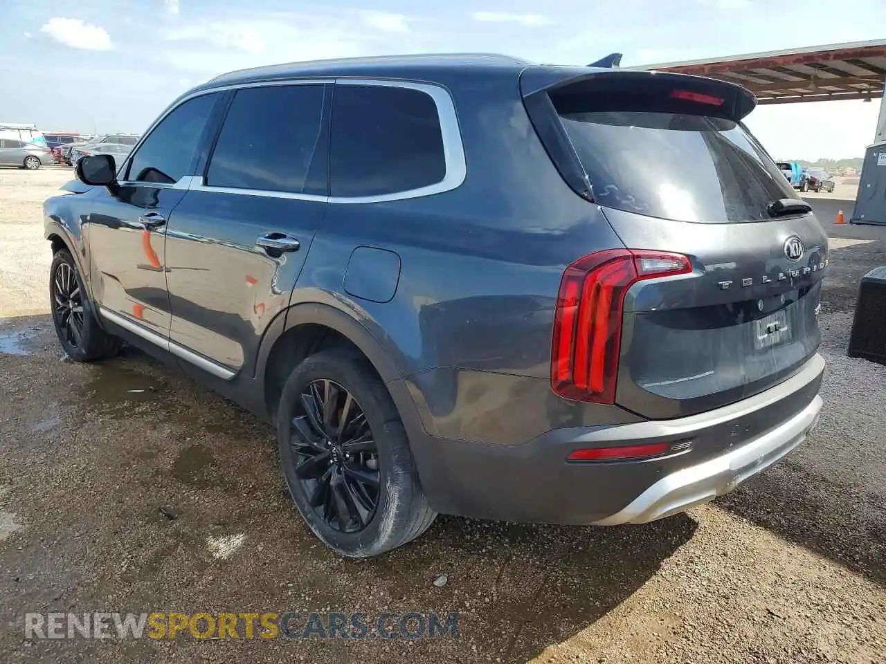 2 Photograph of a damaged car 5XYP54HC9MG129473 KIA TELLURIDE 2021