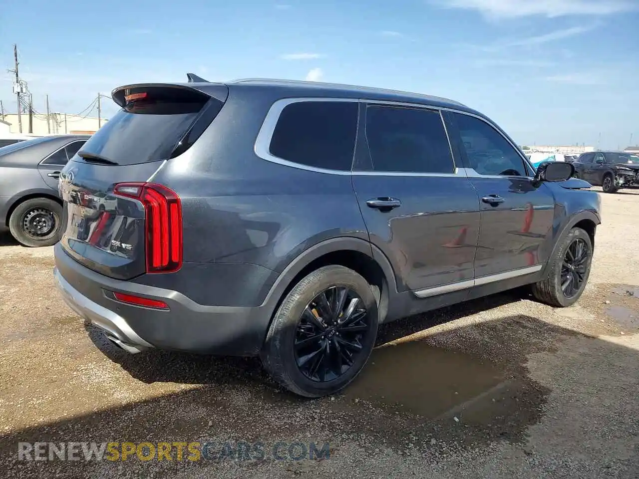 3 Photograph of a damaged car 5XYP54HC9MG129473 KIA TELLURIDE 2021